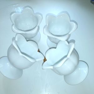 4 Xcell glass dishes